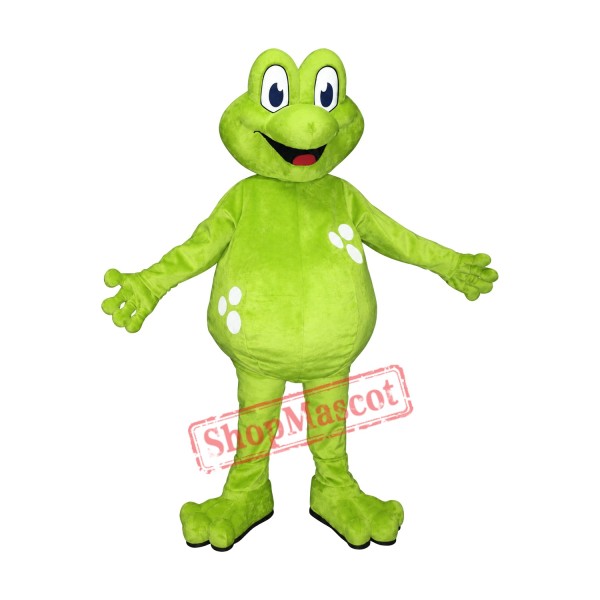 Green Lightweight Frog Mascot Costume