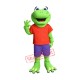 Happy Lightweight Frog Mascot Costume