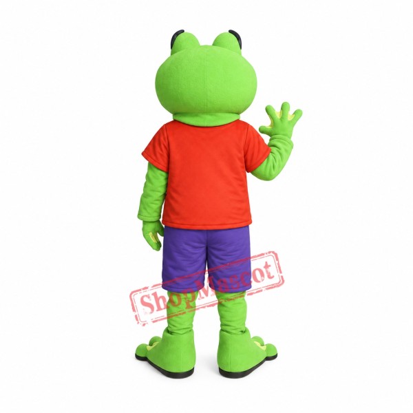 Happy Lightweight Frog Mascot Costume Happy Lightweight Frog Mascot Costume