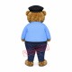 Police Bear Mascot Costume Free Shipping