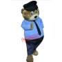 Police Bear Mascot Costume Free Shipping