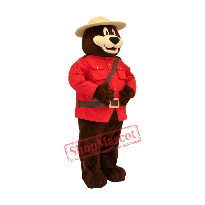 Safety Bear Mascot Costume Safety Bear Mascot Costume