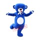Happy Blue Bear Mascot Costume Happy Blue Bear Mascot Costume
