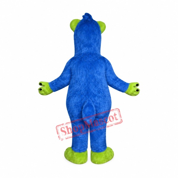 Blue & Green Bear Mascot Costume Blue & Green Bear Mascot Costume