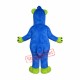 Blue & Green Bear Mascot Costume