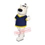 Big Eye White Bear Mascot Costume