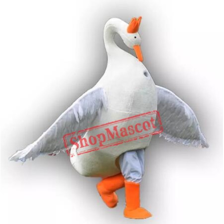 High Quality Swan Mascot Costume