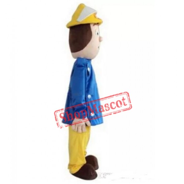 Fireman Sam Mascot Costume