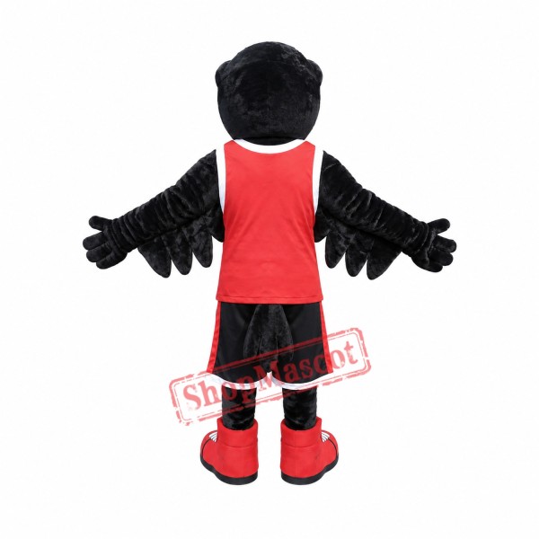 Sport Black Raven Mascot Costume Sport Black Raven Mascot Costume