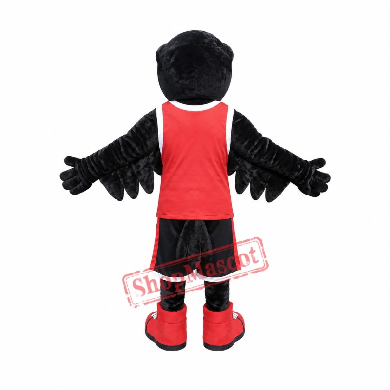 Sport Black Raven Mascot Costume