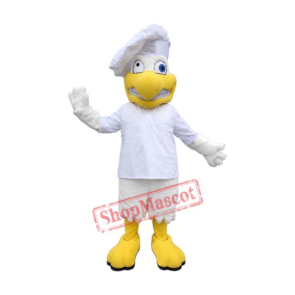 Funny Chef Chicken Mascot Costume Funny Chef Chicken Mascot Costume