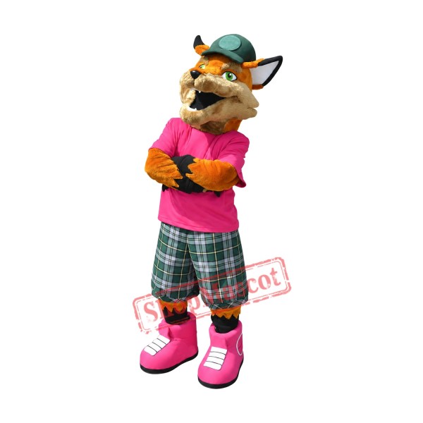 Realistic College Fox Mascot Costume