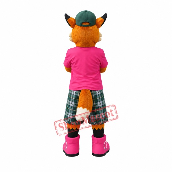 Realistic College Fox Mascot Costume Realistic College Fox Mascot Costume