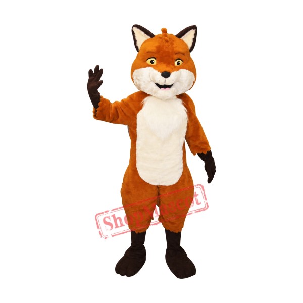 Friendly Lightweight Fox Mascot Costume