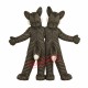 Boy & Girl Wolf Mascot Costume Boy & Girl Wolf Mascot Costume