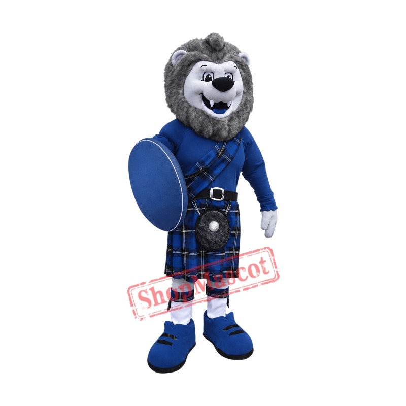 Blue Lightweight Lion Mascot Costume Blue Lightweight Lion Mascot Costume