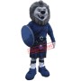 Blue Lightweight Lion Mascot Costume