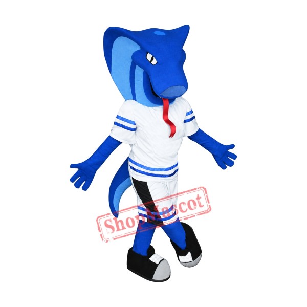 Blue Viper Mascot Costume