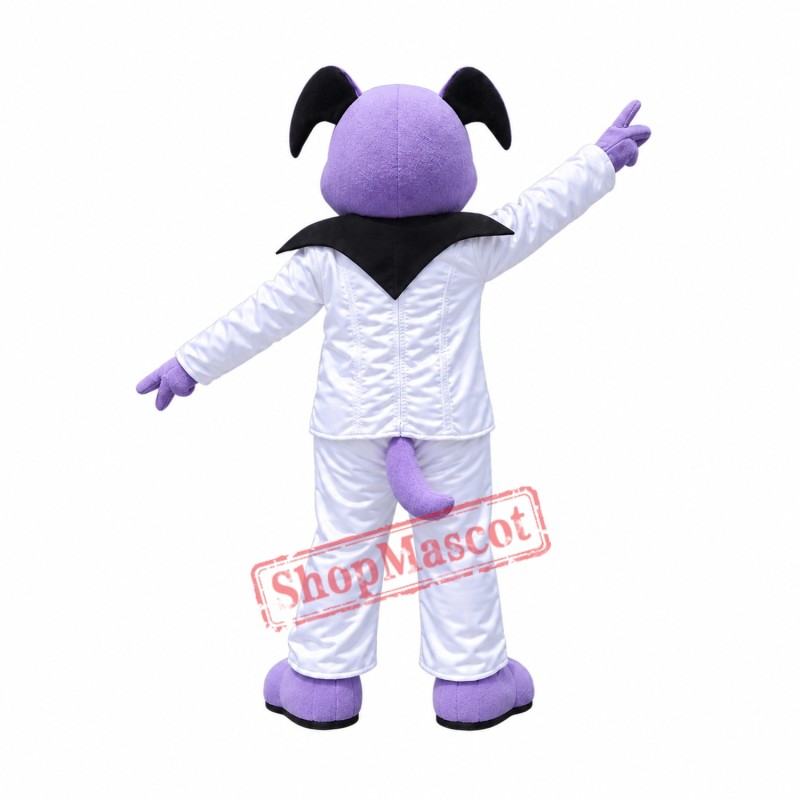 Cute Purple Dog Mascot Costume