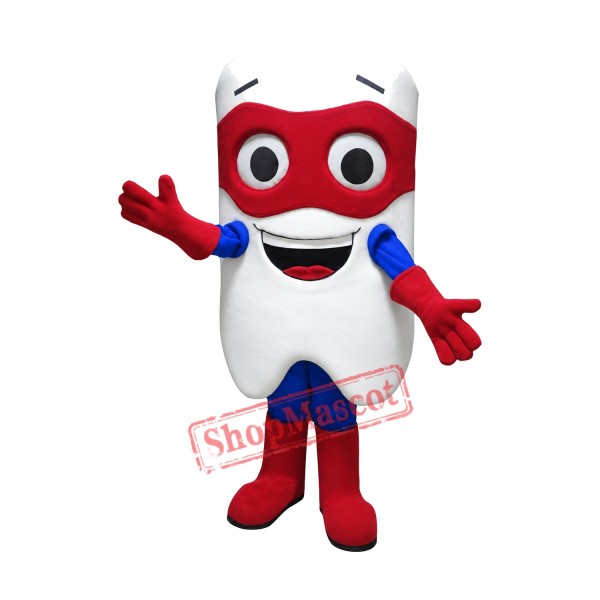 Hero Tooth Mascot Costume