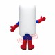 Hero Tooth Mascot Costume Hero Tooth Mascot Costume