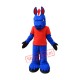 Fierce Blue Horse Mascot Costume