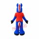Fierce Blue Horse Mascot Costume