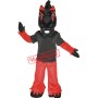 Black & Red Horse Mascot Costume