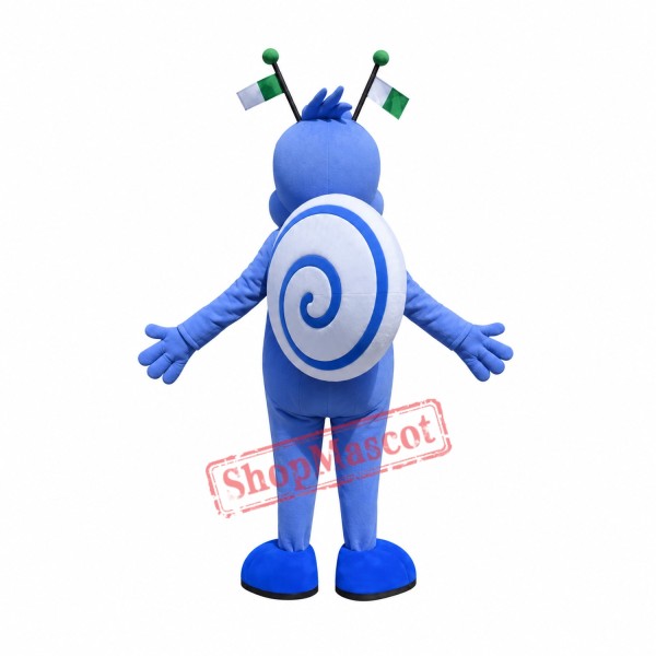 College Blue Bee Mascot Costume College Blue Bee Mascot Costume