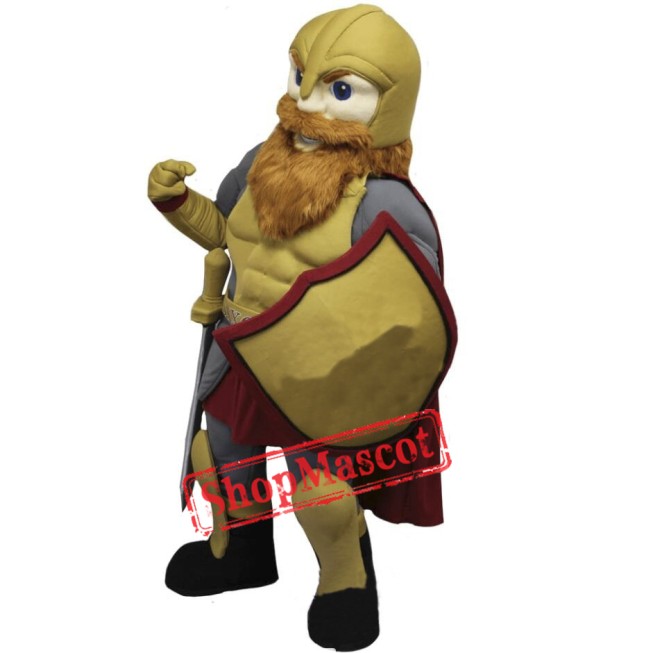 College Warrior Mascot Costume