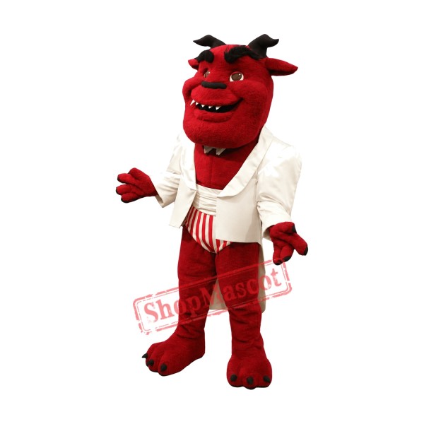 Gentleman Devil Mascot Costume Gentleman Devil Mascot Costume