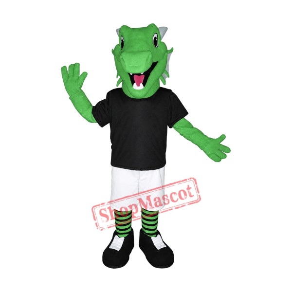 Green Lightweight Dragon Mascot Costume