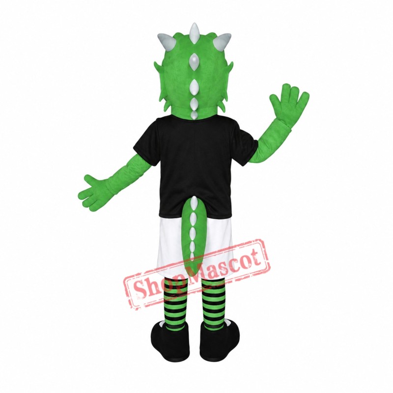 Green Lightweight Dragon Mascot Costume