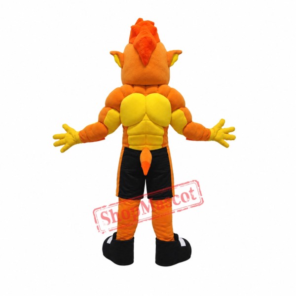 Power Alien Mascot Costume Power Alien Mascot Costume