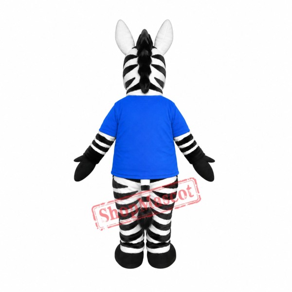 Cute Lightweight Zebra Mascot Costume