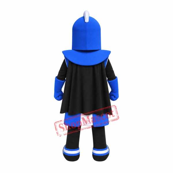 Blue Titan Knight Mascot Costume Blue Titan Knight Mascot Costume