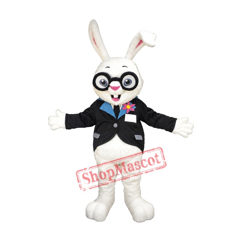 Cute White Lightweight Rabbit Mascot Costume Cute White Lightweight Rabbit Mascot Costume