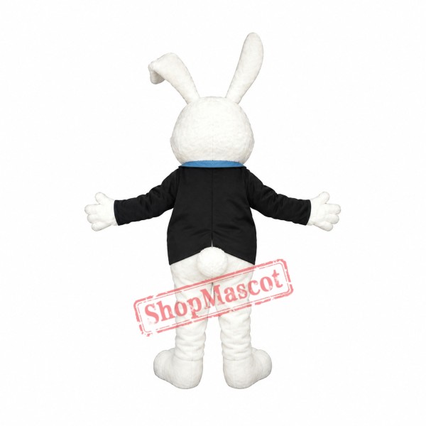 Cute White Lightweight Rabbit Mascot Costume Cute White Lightweight Rabbit Mascot Costume