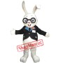 Cute White Lightweight Rabbit Mascot Costume