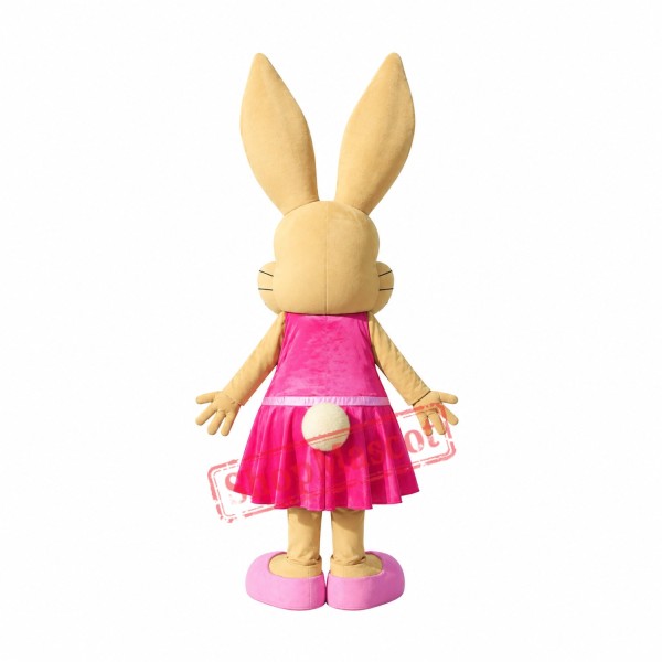 Beautiful Jackrabbit Mascot Costume Beautiful Jackrabbit Mascot Costume
