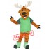 Happy Lightweight Deer Mascot Costume