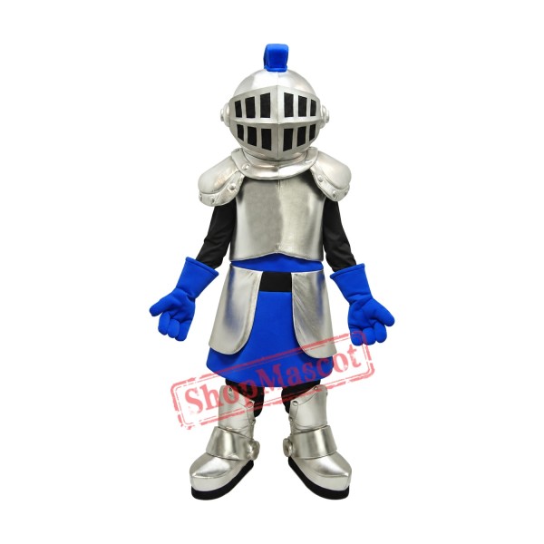Golden & Blue Knight Mascot Costume