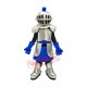 Golden & Blue Knight Mascot Costume Golden & Blue Knight Mascot Costume