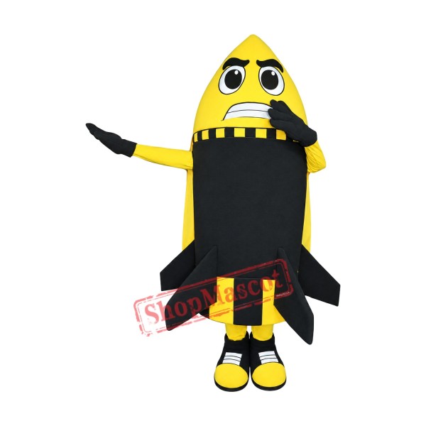 Power Rocket Mascot Costume Power Rocket Mascot Costume