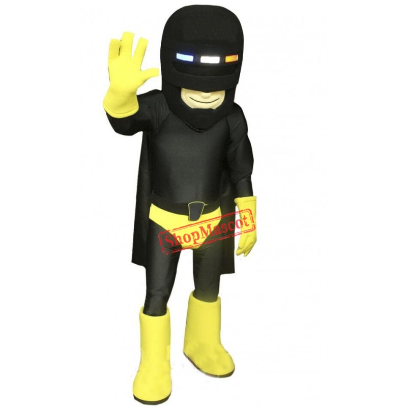 Super Hero Police Mascot Costume