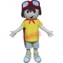 Cute Super Boy Mascot Costume