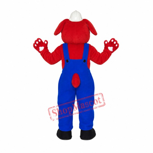 Red Cross Dog Mascot Costume Red Cross Dog Mascot Costume