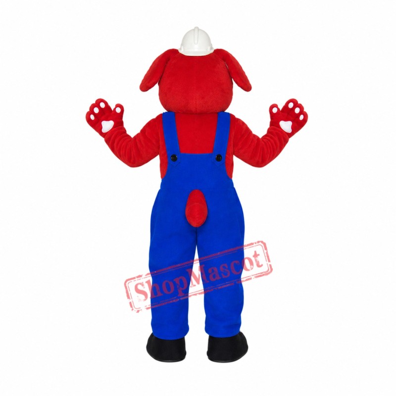 Red Cross Dog Mascot Costume Red Cross Dog Mascot Costume