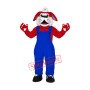 Red Cross Dog Mascot Costume