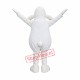 White Sheep Mascot Costume White Sheep Mascot Costume